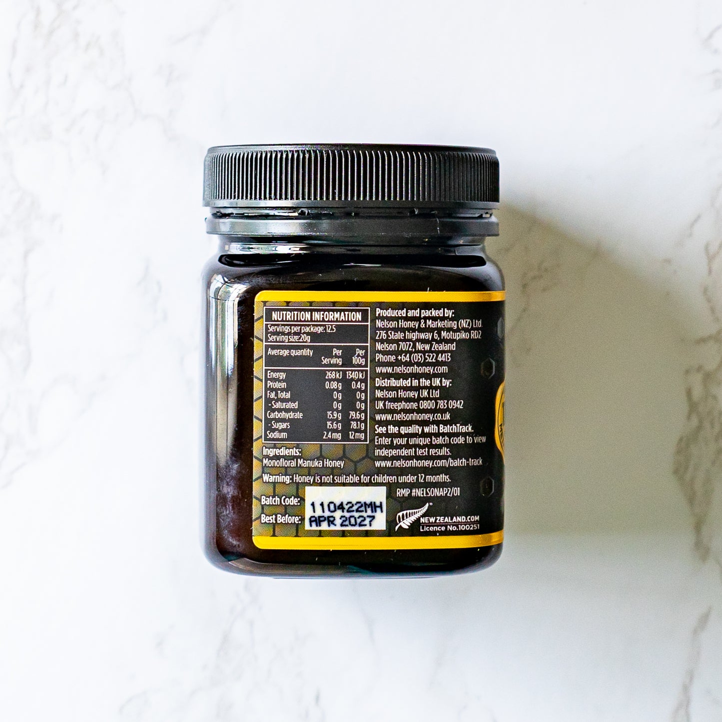 Nelson Manuka Honey 1200+ MGO